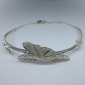 Silver Fancy Chain Bangle