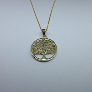 9ct Yellow Gold Tree of Life Necklace