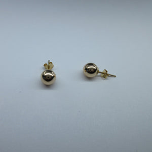 9ct Yellow Gold Ball Stud Earrings