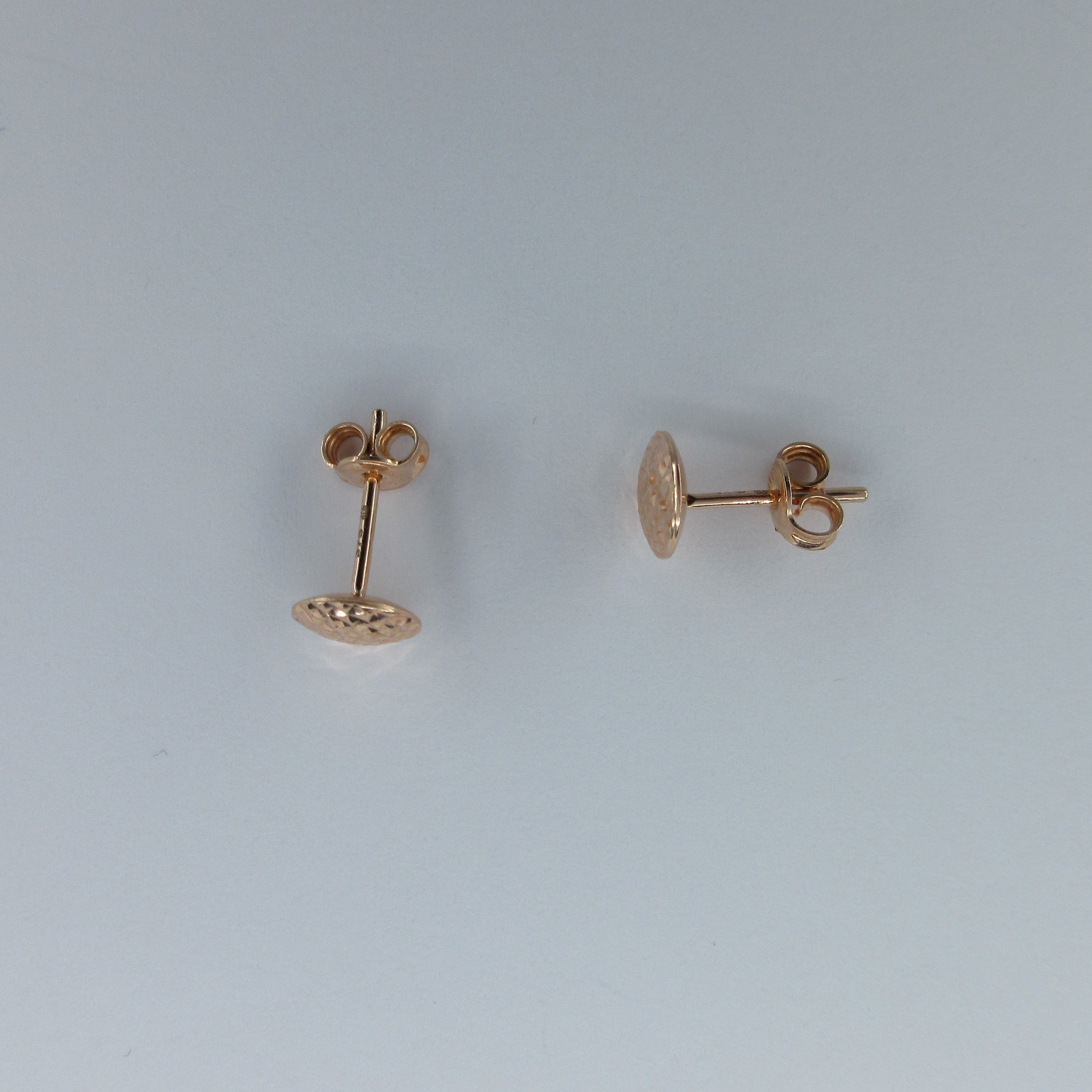 9ct Rose Gold Stud Earrings