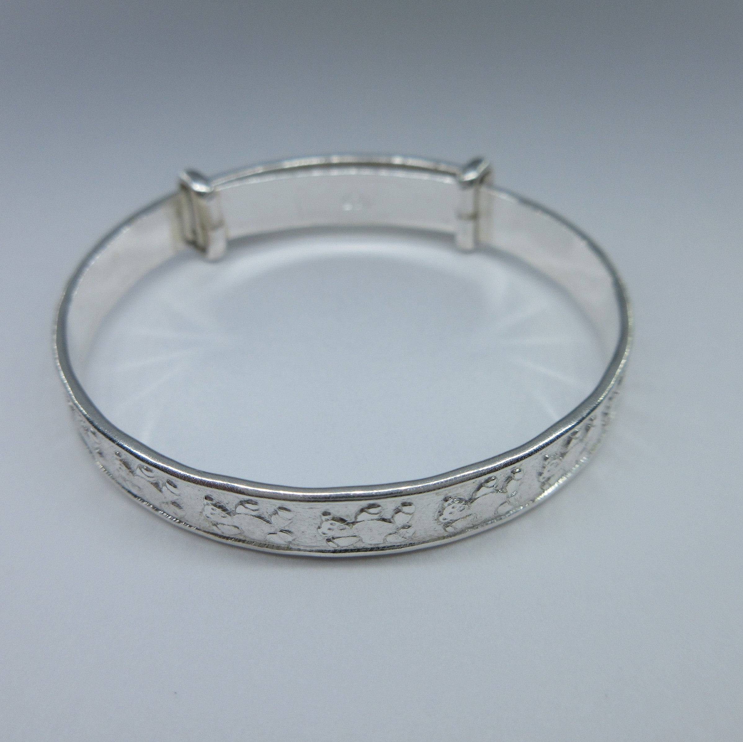 Babies/Childs Silver Expanding Bangle
