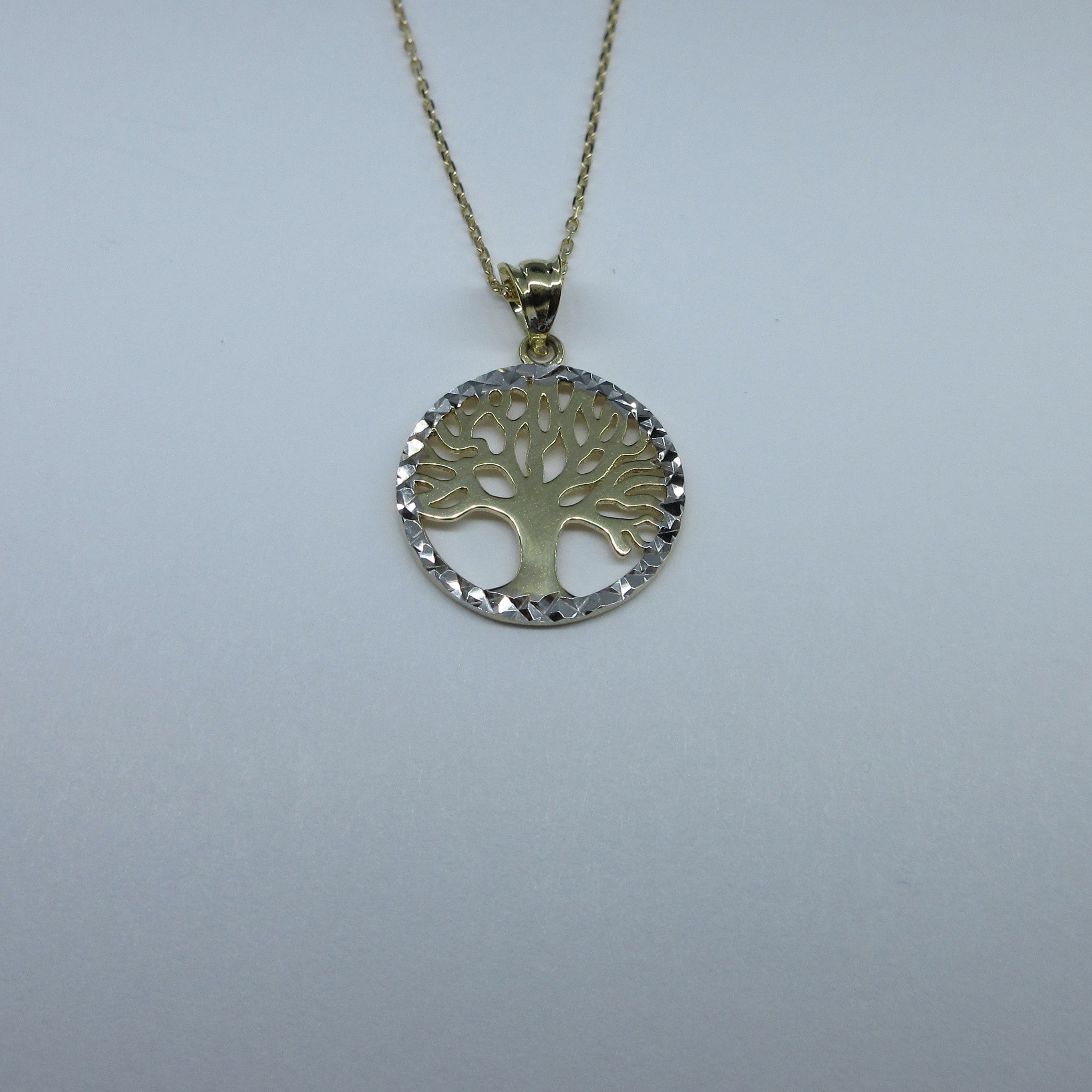 9ct Yellow Gold Tree of Life Necklace