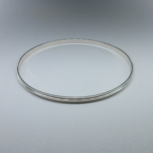 Ladies Silver Stacker Bangle