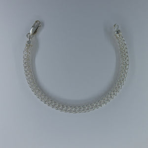 Ladies Silver Spiga Link Bracelet