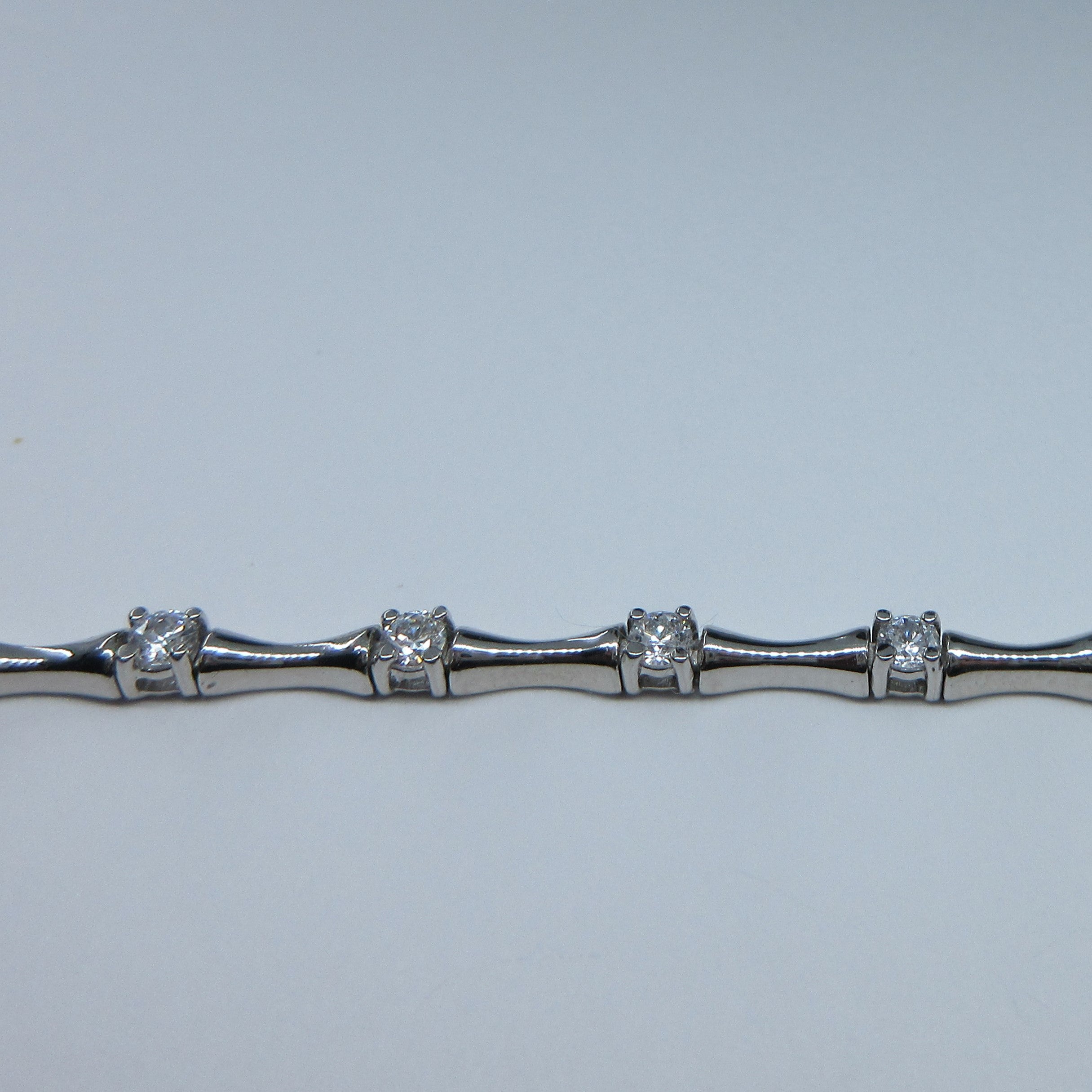 Ladies Silver C/Z Bracelet