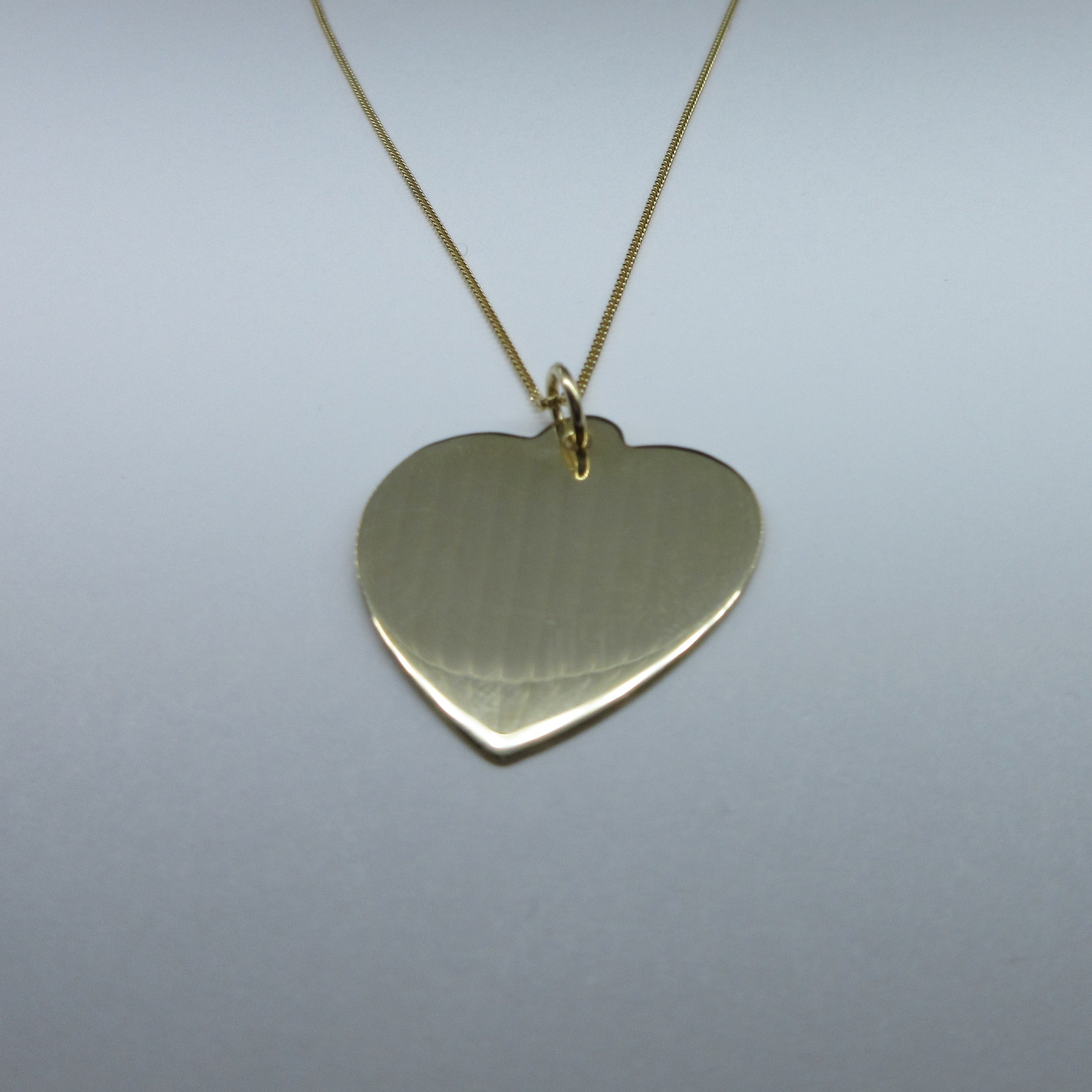 9ct Yellow Gold Heart Necklace