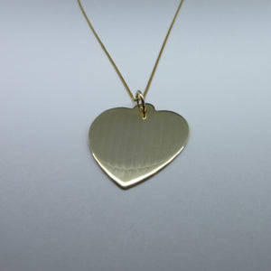 9ct Yellow Gold Heart Necklace