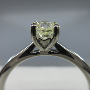 Platinum Diamond Solitaire Ring