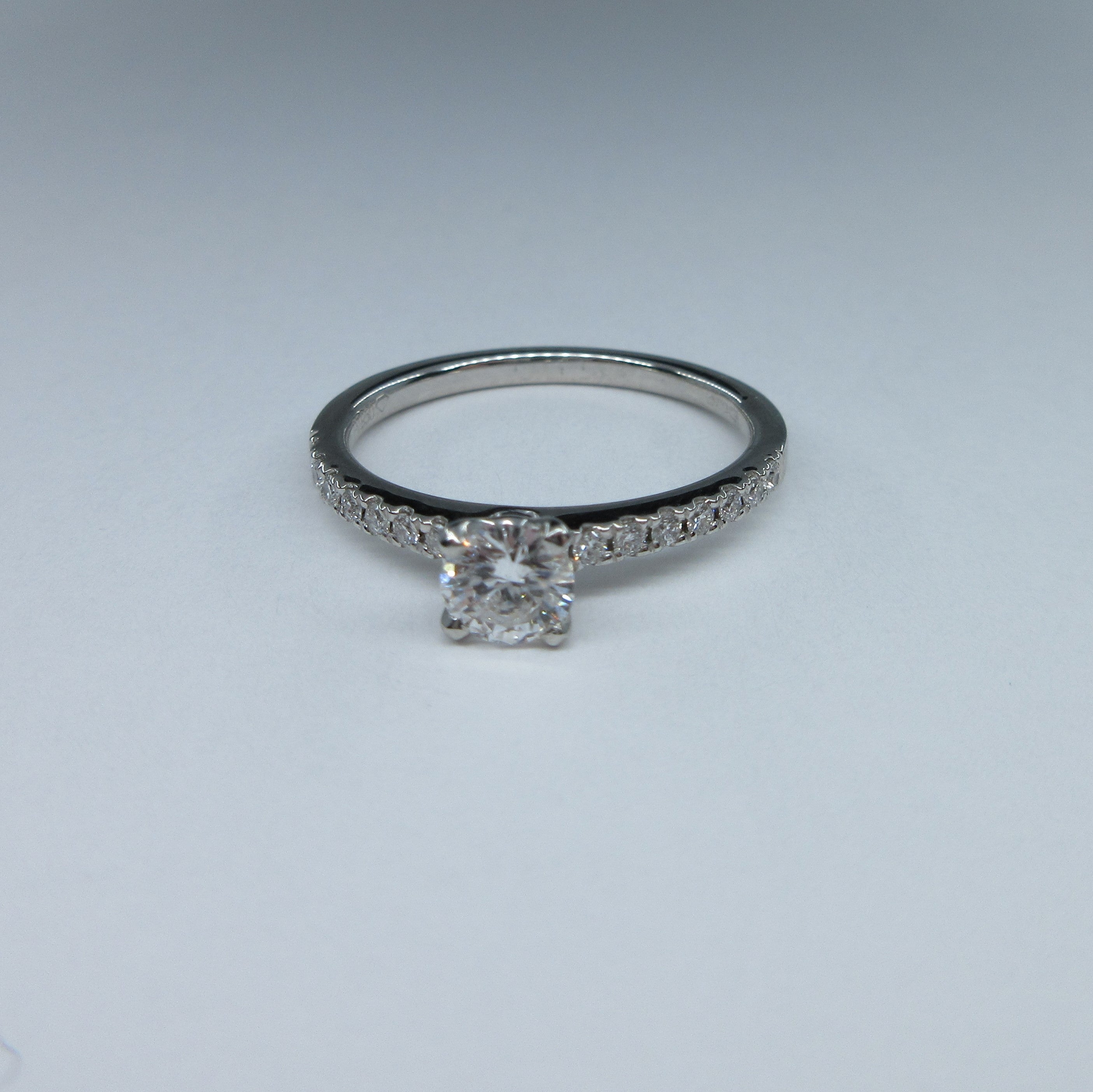 Platinum Diamond Solitaire Ring