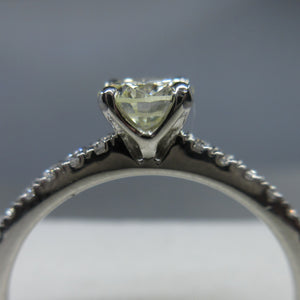 Platinum Diamond Solitaire Ring