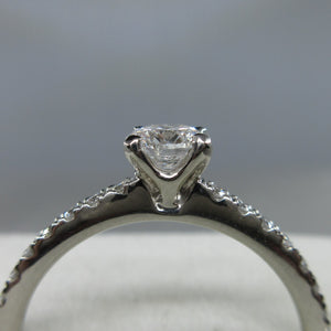 Platinum Diamond Solitaire Ring