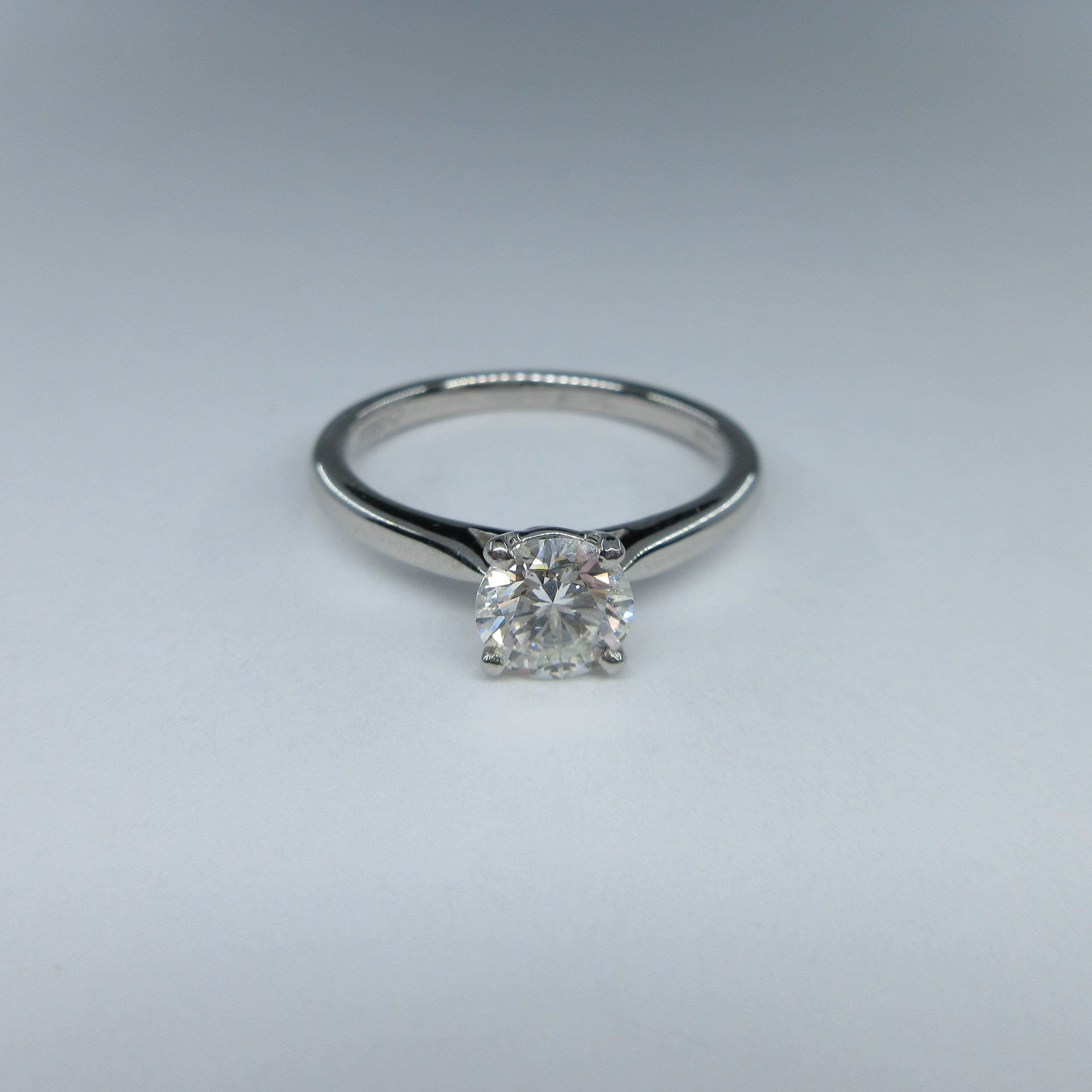 Platinum Diamond Solitaire Ring