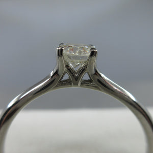 Platinum Diamond Solitaire Ring