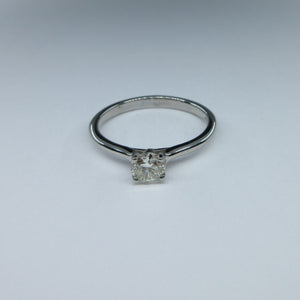 Platinum Diamond Solitaire Ring