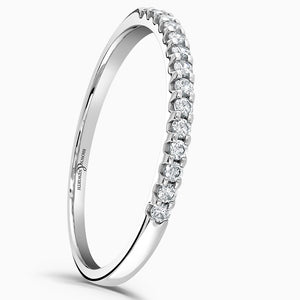 9ct white gold diamond wedding/eternity ring